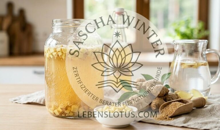 Ingwer fermentieren: Ginger Bug Anleitung für natürliches Ginger Beer.